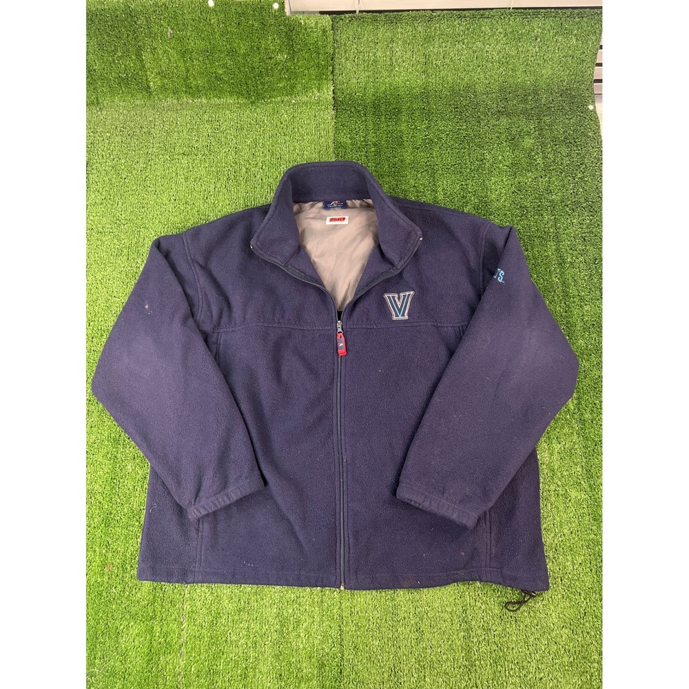 Pro Player Villanova Wildcats Mens XL Navy Blue Fleece Full Zip Jacket NCAA